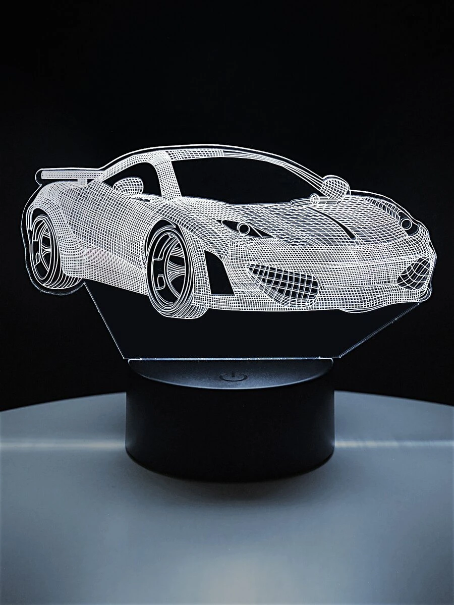Supercar Led Creative Colorful Touch Bedside Lamp Gift - Multicolor - View 1