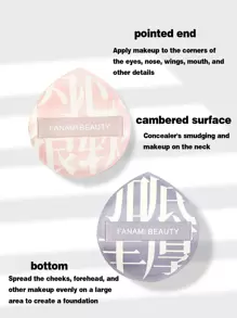 2pcs Soft Non-Eating Foundation Liquid Puff, High Density Sponge Soft And Bouncy Makeup, Suitable For Dry And Wet, Easy To Carry For Travel,Makeup,Cheap,Room Decor,Vanity,Travel,Bedroom,Makeup Accessories,Puff,Makeup Blender,Powder Puff,Makeup Sponge,Cheap,Stocking Stuffers,Makeup,Makeup Tools,Cheap Stuff,Gifts,Gifts For Women,Christmas Gifts - Multicolor - View 6