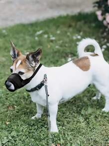 Cubierta para la boca del perro, máscara bebible para perros pequeños y medianos - Negro - Ver 5