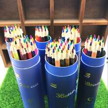 12/18/24/36pcs Full Set Color Pencils Set Artist Painting Sketch Color Pencil Moon Series Pack - Blue - View 4
