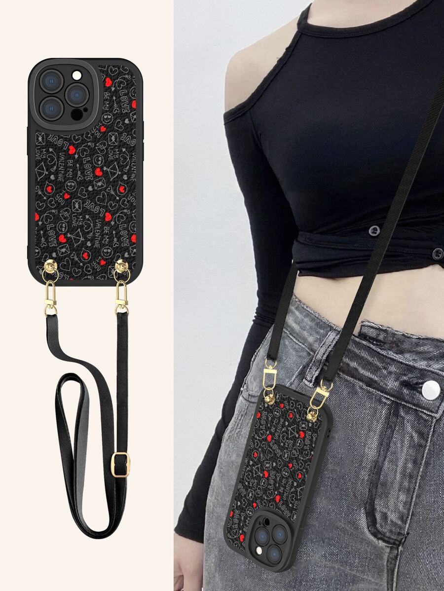 1 ốp lưng điện thoại kèm dây đeo tương thích với iPhone 11, ốp lưng mềm tương thích với iPhone 14 Pro Max, ốp lưng mỏng chống sốc mờ tương thích với iPhone 15 Pro Max/ 15 Plus, dây đeo điện thoại hình hoạt hình dễ thương tương thích với Galaxy S23/Galaxy S23 Ultra/S22 Ultra/S22 Plus/S21/S21 FE, ốp lưng da tương thích với 11 Lite/11T/Redmi 12C/Redmi 10, ốp lưng cao cấp tích hợp tương thích với OPPO RENO 7., Phiên bản quốc tế, không phải phiên bản nội địa. - Nhiều màu - Xem 1