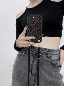 1 ốp lưng điện thoại kèm dây đeo tương thích với iPhone 11, ốp lưng mềm tương thích với iPhone 14 Pro Max, ốp lưng mỏng chống sốc mờ tương thích với iPhone 15 Pro Max/ 15 Plus, dây đeo điện thoại hình hoạt hình dễ thương tương thích với Galaxy S23/Galaxy S23 Ultra/S22 Ultra/S22 Plus/S21/S21 FE, ốp lưng da tương thích với 11 Lite/11T/Redmi 12C/Redmi 10, ốp lưng cao cấp tích hợp tương thích với OPPO RENO 7., Phiên bản quốc tế, không phải phiên bản nội địa. - Nhiều màu - Xem 4