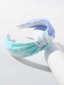 4PCS Tie Dye Kink Headbands For Teen - Multicolor - View 4