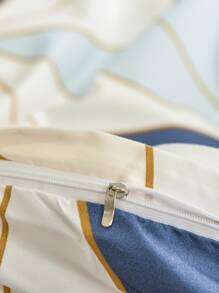 3入組/套幾何樣式被套被套和2,現代織物床上用品適用於全部 - 彩色 - 查看 6