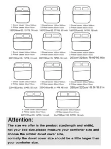 3入組/套幾何樣式被套被套和2,現代織物床上用品適用於全部 - 彩色 - 查看 9