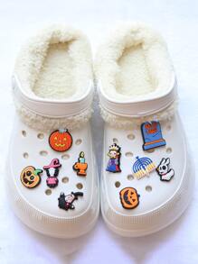 10pcs Halloween Themed Fashionable Shoe Charms - Multicolor - View 3