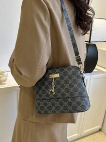 2024 Summer New Fashionable Retro Shell Bag Shoulder Crossbody Bucket Women Bag, Support Wholesale And Mix Orders - Black - View 3