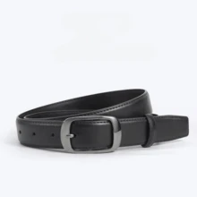 女性皮帶帶2023裝飾用品,韓語風格黑色牛仔褲皮帶適用於短褲和牛仔褲,夏天 - 黑色 - 查看 3