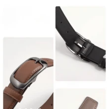 女性皮帶帶2023裝飾用品,韓語風格黑色牛仔褲皮帶適用於短褲和牛仔褲,夏天 - 黑色 - 查看 4