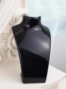 1pc Acrylic Jewelry Necklace Display Stand Holder Rack For Pendant Exhibiton Store Home Decor - Black - View 2