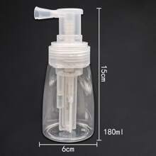 粉末狀噴瓶,塑膠噴霧器瓶適用於分配粉末狀,烘烤,藥,彩妝, - 無色 - 查看 2