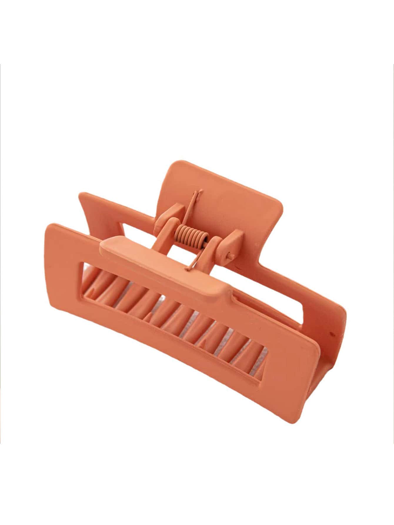Rectangle Hair Claw - Orange - View 1