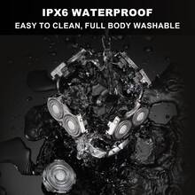 KOMINGDON 9D Electric Head Shaver For Bald Men Upgraded 5-In-1 IPX6 Waterproof Wet/Dry Grooming Kit Cordless Rechargeable Bald Head Razor For Home&Travel Gift - Silver - View 7