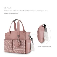 Sac De Voyage Pour Poussette Sac Pour Maman, Sac À Bandoulière Gris, Grand Sac Mère-enfant Isolé Multifonctionnel À Grande Capacité, Sac Léger Et À La Mode Pour Les Mamans Adapté Aux Activités Quotidiennes Et De Plein Air