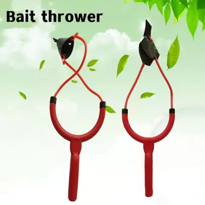 1pc Bait Thrower Outdoor Fishing Equipment European-style Fishing Bait Casting Launcher - Rubber Band Sling & Accurate Food Throwing Hook - Easy-to-use Fishing Accessory For Long Distance Casting And Carp Fishing