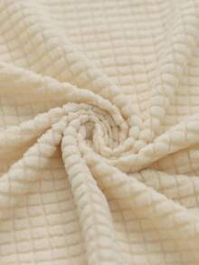 2pcs Elastic Sofa Armrest Covers, Thick Dustproof Protective Covers - Beige - View 2