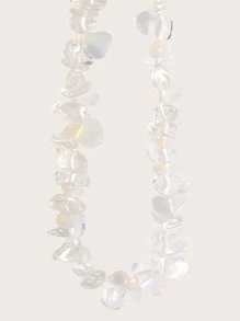 1 Phụ Nữ Pha Lê Nhân Tạo Trang Trí Dây Điện Thoại Thời Trang Để Trang Trí Điện Thoại - trắng - Xem 3