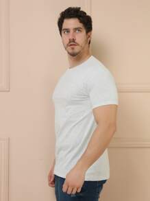 Men T-Shirts - 淺灰色 - 查看 6