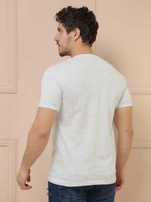 Men T-Shirts - 淺灰色 - 查看 5