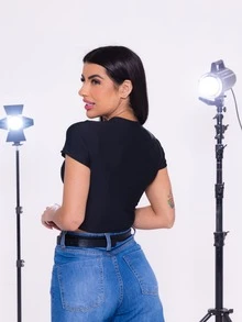 Women Tank Tops & Camis - 黑色 - 查看 2