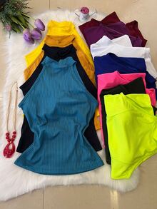 Women Tank Tops & Camis - Nhiều màu - Xem 2