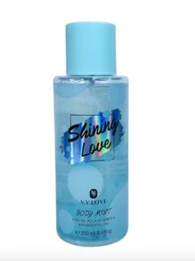 Loción Shining Love con brillitos 250ml spray - Azul - Ver 2