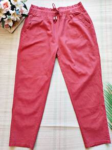 Women Pants - Burnt Orange - View 1