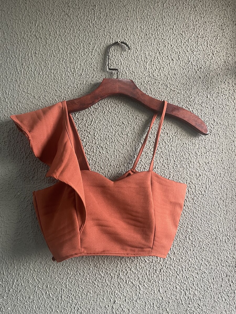 Women Tank Tops & Camis - 鏽棕色 - 查看 1