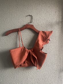 Women Tank Tops & Camis - 鏽棕色 - 查看 2