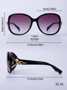 1PC damskie czarne modne boho projekt modne okulary plażowe akcesoria dla kobiet okulary odcienie podstawy jesień zima kobiety stroje ubrania biznes casual prezenty elegancki strój na lato wakacje na plaży, na zewnątrz, podróż