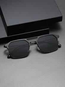 1 buc pătrat metalic decor la modă aviator ochelari de soare eleganți ochelari de soare accesorii de plajă ochelari de soare ochelari de soare Shadesy2kfestival pentru vară plajă vacanță, în aer liber, călătorii