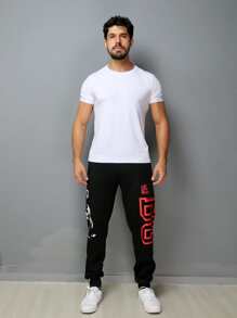 Men Sweatpants - màu đen - Xem 8