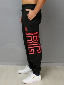 Men Sweatpants - màu đen - Xem 3