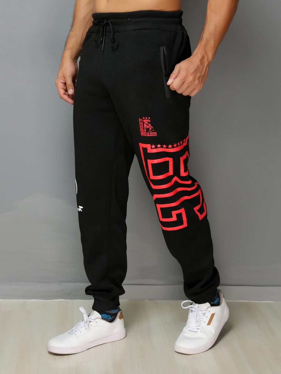 Men Sweatpants - màu đen - Xem 1