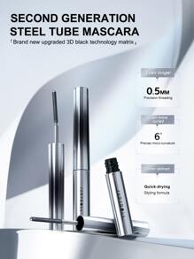 JUDYDOLL 2g/3g Iron Mascara, Smudge-Proof, Long-Lasting, Curl-Enhancing, Waterproof, Suitable For Sports, Dates, Travel, Festivals, Gifts, Beach, Beginners And Personal Use, Special Surprise, New And Unique, Gifts For Friends, Girlfriends, Fashion, Wedding Essentials, Wedding Guest, Bachelorette Party, Lady Makeup, Natural Commute Makeup, Sweet Makeup, Blood Color Makeup, Date Makeup - 棕色 - 查看 9