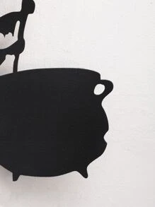 1入組萬聖節懸掛裝飾品蜘蛛蝙蝠萬聖節裝飾品DIY萬聖節派對庭院窗戶家居室內戶外裝飾 - 黑色 - 查看 2