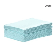 Bộ 20 miếng/bộ miếng lót vệ sinh hình xăm dùng một lần, miếng lót vệ sinh hình xăm chống thấm nước, phụ kiện hình xăm làm đẹp, yếm hình xăm - Hồng - Xem 2