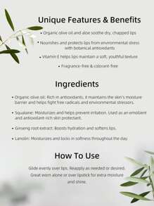 DHC Lip Cream 1 piece 0.05 oz. Ultra-Moisturizing Soothing Hydrating Dry Chapped Lips Protecting Fragrance and Colorant Free - 1 - View 3