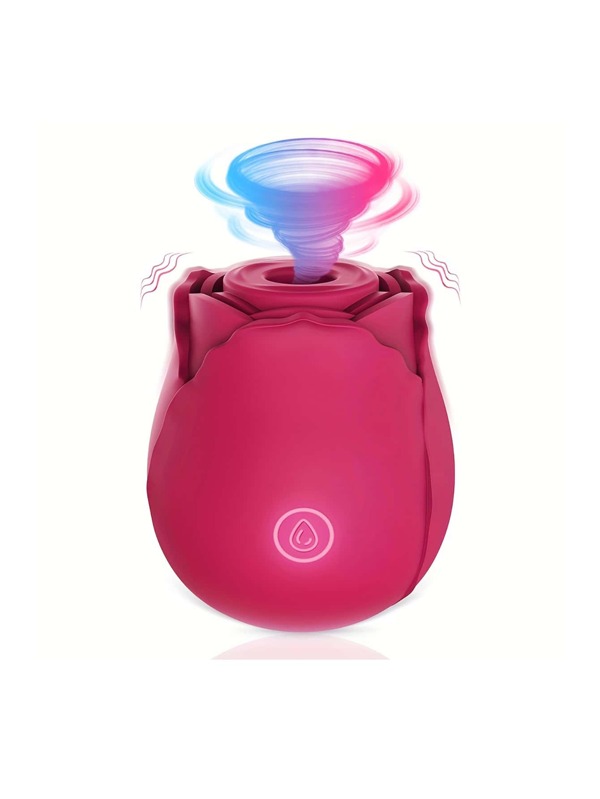 1pc Rose Vibrator, 7 Sucking Modes, Clit Toy, Vagina Massager, Adult Sex Toys