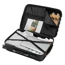 4-In-1 Portable ABS Trolley Case Luggages Set 16 "/ 20" / 24" / 28" - 黑色 - 查看 8