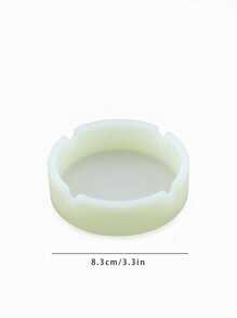 1pc Luminous Household Ashtray, Back To School Supplies - Pink - View 5