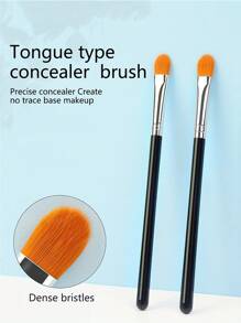 1 Miếng Đen Hình lưỡi Kem che khuyết điểm & Gậy tạo khối - màu đen - Xem 1