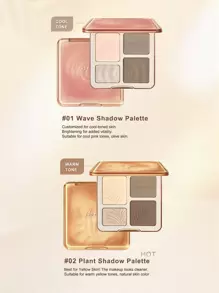 JUDYDOLL 9g 高光和轮廓调色板，腮红调色板，哑光高光和阴影，适合初学者、派对、礼物、婚礼。特别新产品，与众不同，送给朋友、女朋友、时尚女性的礼物