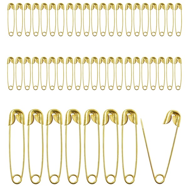 50pcs Stainless Steel Safety Pin, Brooch Pin For Diy Jewelry Making Accessories