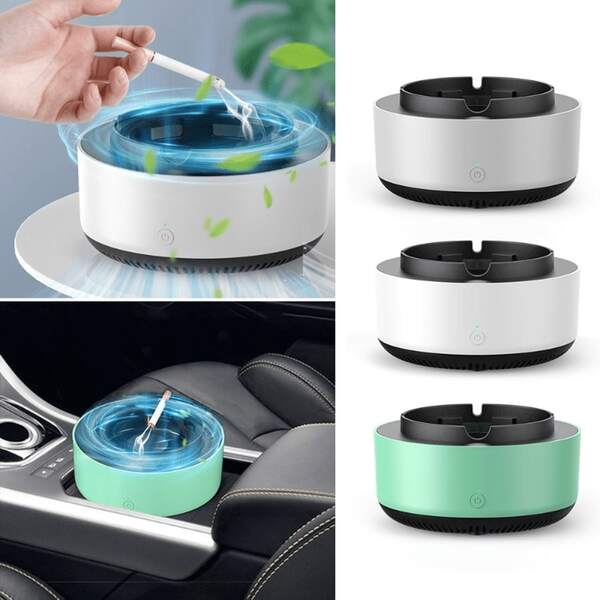 Ashtray Air Purifier, Intelligent Smoke Remover For Secondhand Smoke