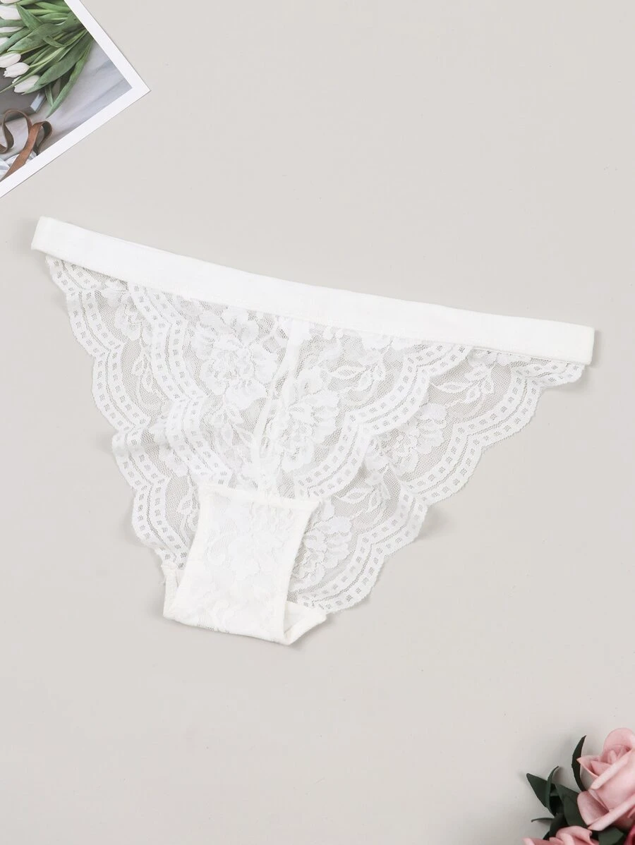 Của phụ nữ Gợi cảm , Thoáng khí , Gầy , Liền mạch Quần lót không đường may - trắng - Xem 1