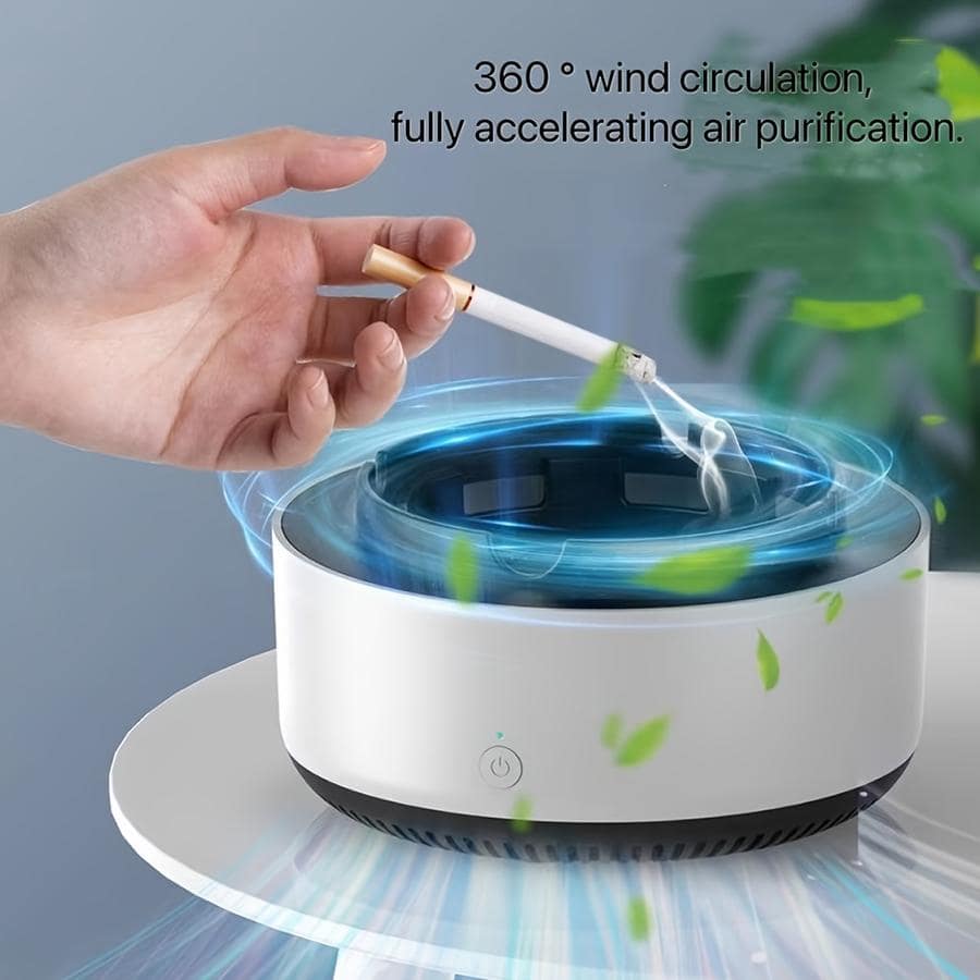 Ashtray Air Purifier, Intelligent Smoke Eliminator For Secondhand Smoke, Smell Of Smoke