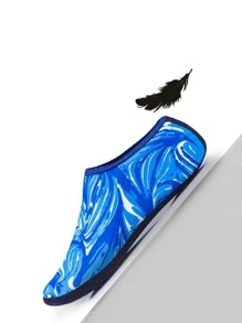 Men's And Women's Beach Socks, Lightweight Barefoot Water Shoes, Quick Drying, Breathable, Non-Slip Soft Sole For Snorkeling, Swimming, Diving, Surfing, Canoeing, Water Sports, Hiking, And Traveling, Beach Essentials, Beach Accessories, Pool Float - Blue - View 3