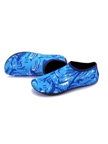 Men's And Women's Beach Socks, Lightweight Barefoot Water Shoes, Quick Drying, Breathable, Non-Slip Soft Sole For Snorkeling, Swimming, Diving, Surfing, Canoeing, Water Sports, Hiking, And Traveling, Beach Essentials, Beach Accessories, Pool Float - Blue - View 1