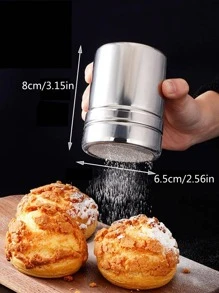 1pc Stainless Steel Coffee Powder Can School Supplies Back To School